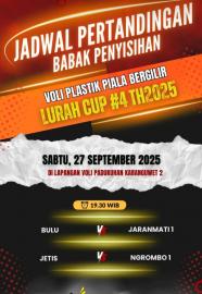 LURAH CUP BOLA VOLI KEEMPAT KALURAHAN KARANGMOJO MALAM KETIGA